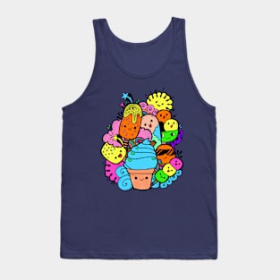 Multi-Colorful Sweet Gang Tank Top